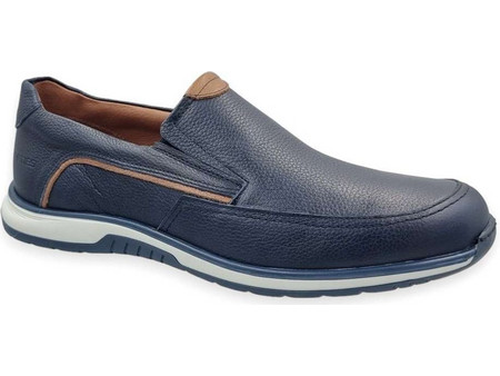 SOFTIES 6310 Μπλε Casual Ανδρικά Μοκασίνια