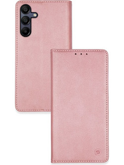 Θήκη Sonique Vintage Book Samsung Galaxy A35 5G - Rose Gold