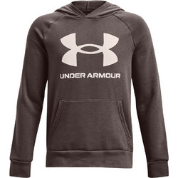 Under Armour Rival Παιδικό Φούτερ με Κουκούλα Σοκολατί 1357585-176