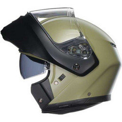 AGV Streetmodular Matt Pastello Black / Green Κράνος Μηχανής