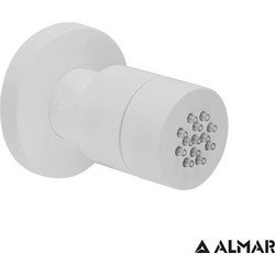 ΕΠΙΤΟΙΧΟ ΑΝΑΚΛΙΝΟΜΕΝΟ JET ROUND ALMAR WHITE MATT
