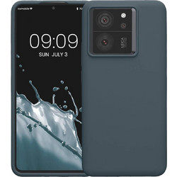 KWmobile Soft Flexible Rubber Cover - Θήκη Σιλικόνης Xiaomi 13T / 13T Pro - Dark Slate (KWM000020IT004C)