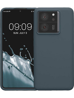 KWmobile Soft Flexible Rubber Cover - Θήκη Σιλικόνης Xiaomi 13T / 13T Pro - Dark Slate (KWM000020IT004C)