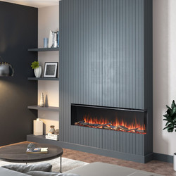 Richen 3D Insert 133 Ηλεκτρικό Τζάκι Τοίχου 2000W Μ132.8xΥ49.5xΒ21cm