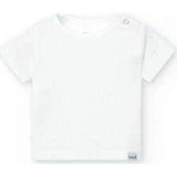BOBOLI Knit t-Shirt for baby -BCI - 138057 - ΑΓΟΡΙ - OFF WHITE