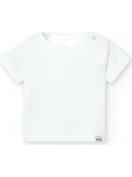 BOBOLI Knit t-Shirt for baby -BCI - 138057 - ΑΓΟΡΙ - OFF WHITE
