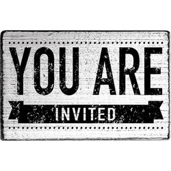 Σφραγίδα ξύλινη COLOP You are invited 68x40mm