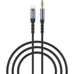 Recci RDS-A26 Audio Cable - Καλώδιο Ήχου Lightning (Male) σε AUX Mini Jack 3.5mm (Male) - 120cm - Black (6955482523339)
