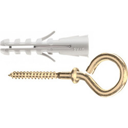 Βύσματα EB/P3 ELEMATIC 6x30mm + Βιδωτό κρίκο (2 τεμ.)