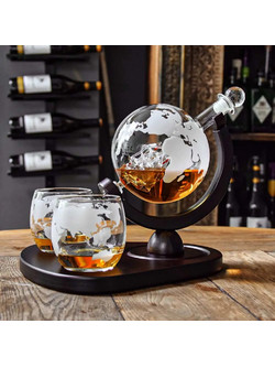 Mikamax - Deluxe Globe Decanter Set