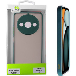 Lime Successories Lime Θηκη Xiaomi Redmi A3 4G 6.71'' Hardshell Fusion Full Camera Protection Green With Yellow KEYS