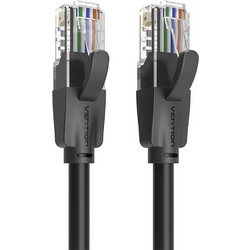 Vention U/UTP Cat.6 Καλώδιο Δικτύου Ethernet 1.5m Black IBEBG