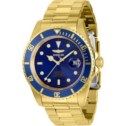 Invicta Pro Diver Ανδρικό Ρολόι Αυτόματο με Χρυσό Μεταλλικό Μπρασελέ 8930OBXL