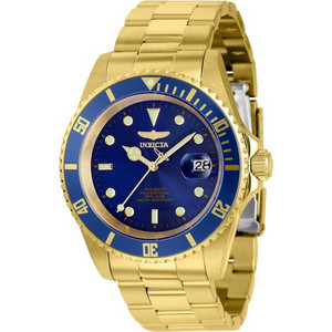 Invicta Pro Diver Ανδρικό Ρολόι Αυτόματο με Χρυσό Μεταλλικό Μπρασελέ 8930OBXL