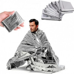 Κουβέρτα Επιβίωσης Silver Survival Blanket 160x210cm