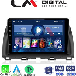 LM Digital ZN4438 Ηχοσύστημα Αυτοκινήτου με Οθόνη Αφής USB Bluetooth & GPS