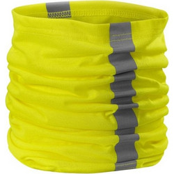 Unisex scarf HV Twister Malfini MLI3V897 fluorescent yellow