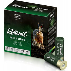Rottweil Game Edition Hare Φυσίγγια Συγκέντρωσης 12Cal 70mm 36gr 25τμχ