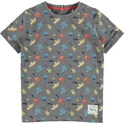 Name It Παιδικό T-Shirt Κοντομάνικο Ανθρακί 13187128