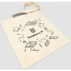 Τσαντα υφασμάτινη - Official Raspberry Pi Natural Cotton Tote Bag