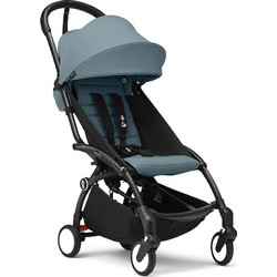 Stokke Yoyo Καρότσι Μωρού Μπαστούνι Black Aqua