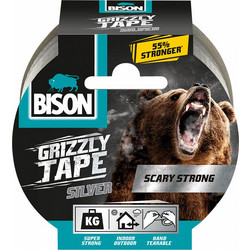 BISON GRIZZLY TAPE - ΤΑΙΝΙΑ ΕΠΙΣΚΕΥΑΣΤΙΚΗ ΥΦΑΣΜΑΤΙΝΗ ΑΣΗΜΙ 10m 26186