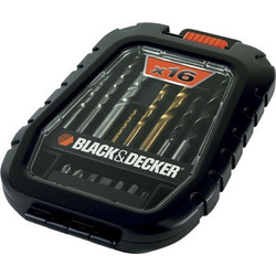 BLACK & DECKER ΣΕΤ ΤΡΥΠΑΝΙΑ ΚΑΙ ΜΥΤΕΣ 16 ΤΕΜ A7186