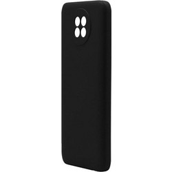 Θήκη Liquid Silicon inos Xiaomi Redmi Note 9T L-Cover Μαύρο inos