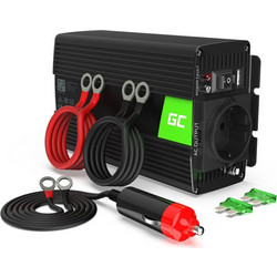 Μετατροπέας - Inverter Ισχύος Αυτοκινήτου 24 V σε 230 V 300 / 600 W Green Cell INV02DE