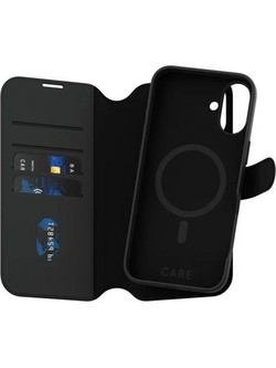 Θήκη Apple iPhone 16 Plus - PanzerGlass MagSafe Tango Two-In-One Wallet Case - Black