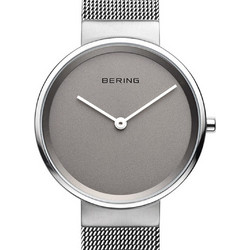 Bering Γυναικείο Ρολόι με Ασημί Μεταλλικό Μπρασελέ 14531-077