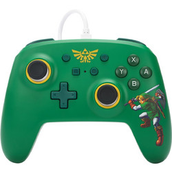 PowerA Hyrule Defender Wired Controller Switch Green