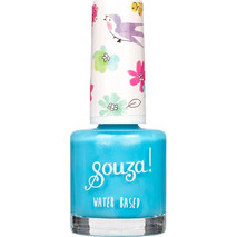 Souza Aqua Blue Pearl Nail Polish Βερνίκι Νυχιών