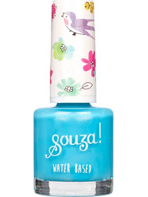 Souza Aqua Blue Pearl Nail Polish Βερνίκι Νυχιών