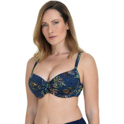 Γυναικείο μαγιό τοπ σε εμπριμέ λεοπάρ Bikini gold k.24324