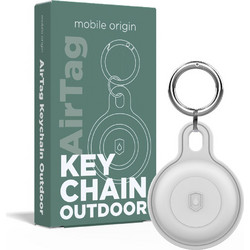 Mobile Origin Outdoor KeyChain για Apple Airtag - Λευκό - FRL-ATOD-WHT