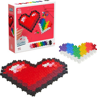 Παιδικό Puzzle Giochi Preziosi Plus-Plus Puzzle By Number Hearts 250 Κομμάτια