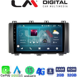 LM Digital ZR8218 Ηχοσύστημα Αυτοκινήτου με Οθόνη Αφής USB Bluetooth & GPS