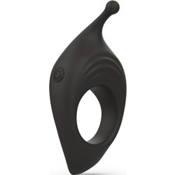 bswish Bcharmed Rhythm Infinite Deluxe Ring Ελαστικό Δαχτυλίδι Πέους Σιλικόνης με Δόνηση Μαύρο