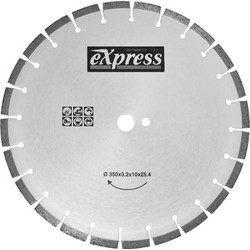EXPRESS ΔΙΣΚΟΣ ΚΟΠΗΣ ΜΠΕΤΟΝ & ΑΣΦΑΛΤΟΥ Φ 350x25.4mm HEAVY DUTY 603015