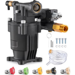 Αντλία VEVOR Pressure Washer 3/4" Shaft Horizontal 3500 PSI 2.5GPM με 5 ακροφύσια