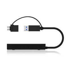 ICY BOX USB +amp TYPE-C TO DUAL HDMI SPLITTER