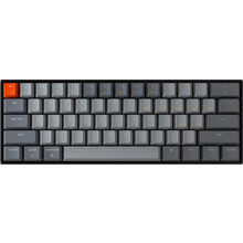 Keychron K12 Ασύρματο Μηχανικό Gaming Πληκτρολόγιο 60% με Gateron Blue Διακόπτες RGB Black