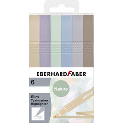 ΜΑΡΚΑΔΟΡΟΙ ΥΠΟΓΡΑΜΜΙΣΗΣ EBERHARD FABER ΣΕΤ 6 NATURE ΧΡΩΜΑΤΑ 5515-05