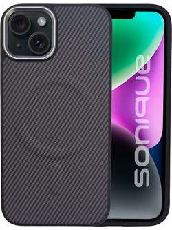 Sonique Magnetic CarbonMag Pro Θήκη Grey (iPhone 15 Plus)
