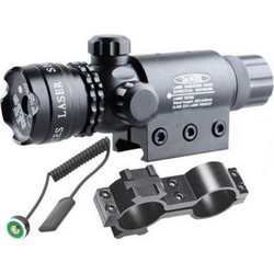Πράσινο Laser για Airsoft όπλα με 2 βάσεις επαναφορτιζόμενο