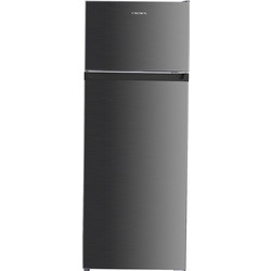Crown DF241ESI Δίπορτο Ψυγείο 206lt Υ143xΠ55xΒ55cm Inox