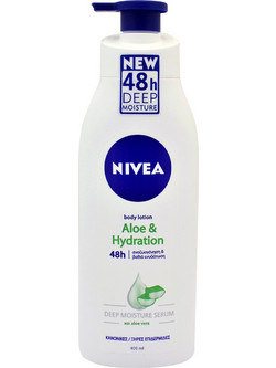 Nivea Aloe Hydration Pump Ενυδατική Lotion Σώματος 400ml