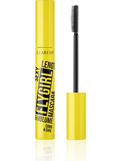 Claresa Flygirl Comb & Curl Black Mascara για Όγκο & Μήκος 10gr