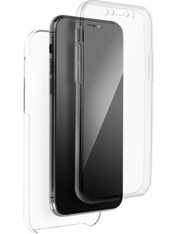 Θήκη Σιλικόνης Μπρος/Πίσω Για LG Q60 / K50 - Διάφανη
